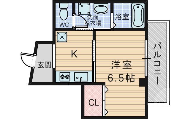 菅原の完工年月(2004年4月)築の賃貸マンションの間取り