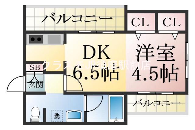 ワコーレヴィータ月見山の間取り