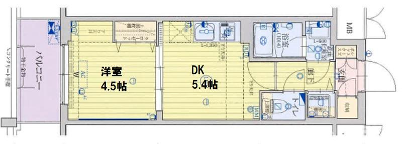 ベラジオ雅び西大路高辻の間取り