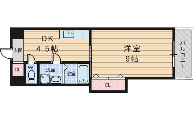 大桐の完工年月(2003年3月)築の賃貸マンションの間取り