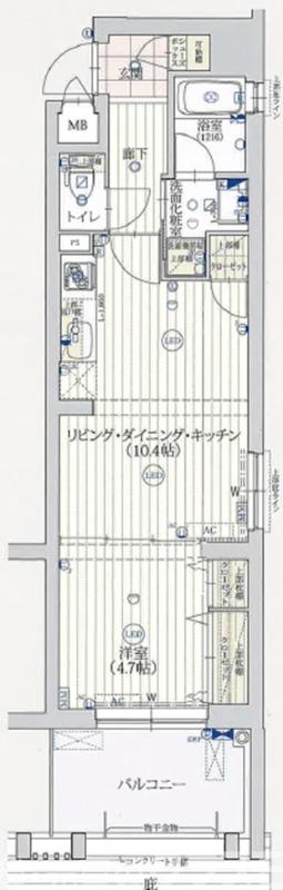 ベラジオ雅び京都烏丸西の間取り
