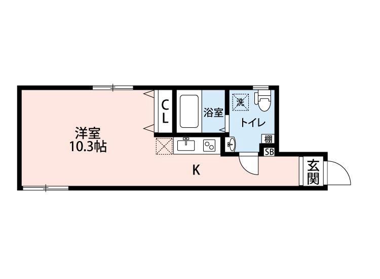 甲斐町東の完工年月(2022年12月)築の賃貸マンションの間取り