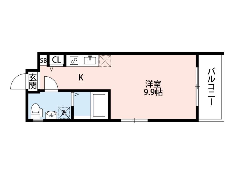 甲斐町東の完工年月(2022年12月)築の賃貸マンションの間取り