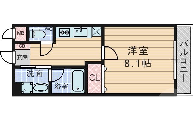 相川の完工年月(2019年10月)築の賃貸アパートの間取り