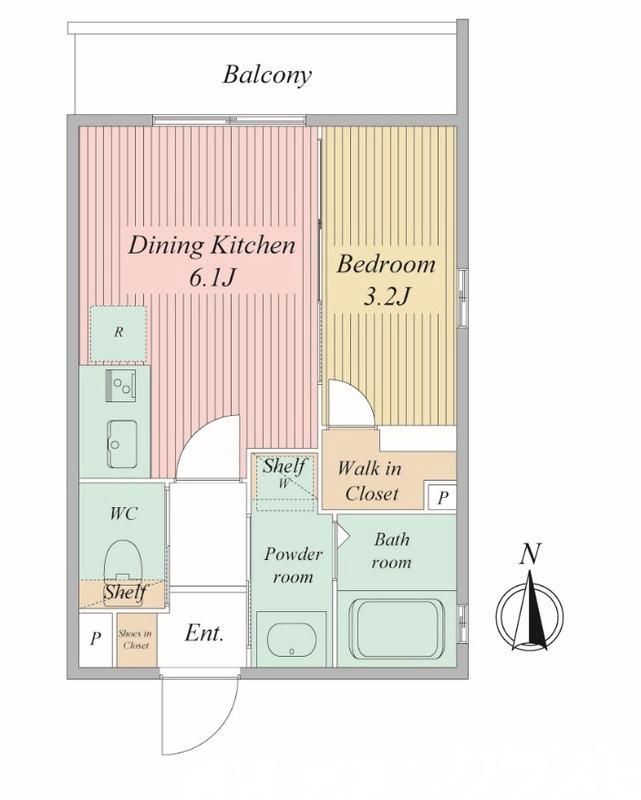 Live Flat京都西院の間取り