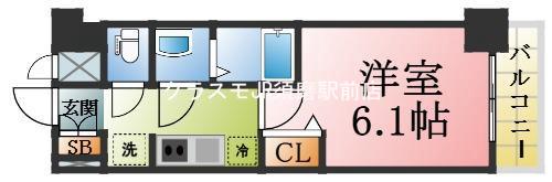 アドバンス神戸パーチェの間取り