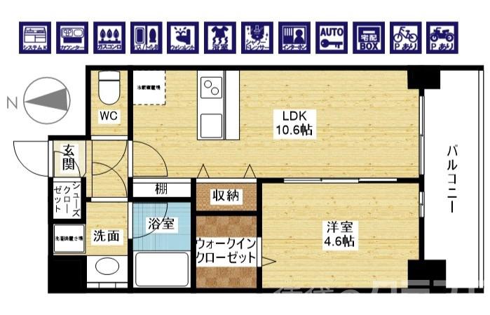 スプランディッド新大阪VIIIの間取り