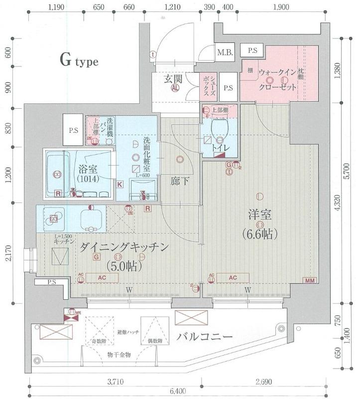 ベラジオ京都西大路Ⅱの間取り