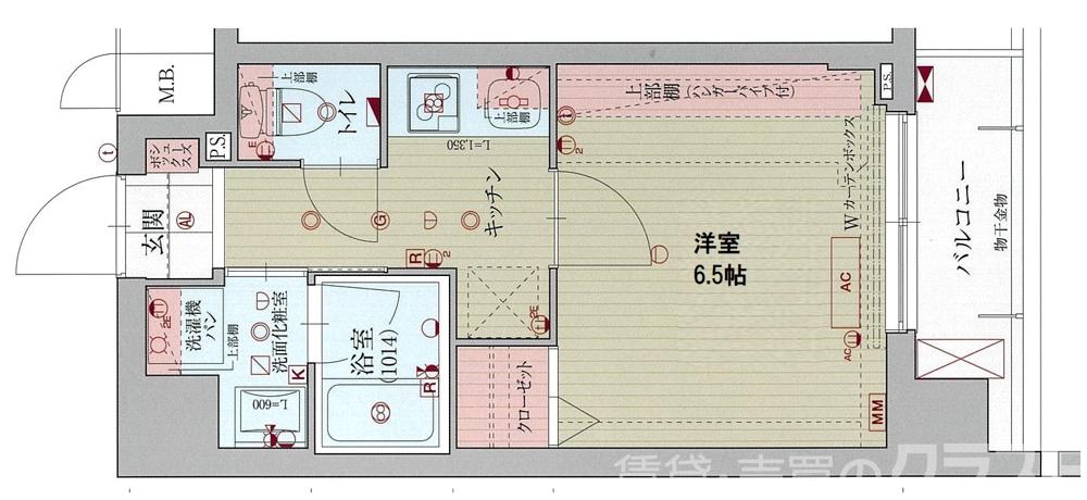 ベラジオ京都七条ウエストの間取り
