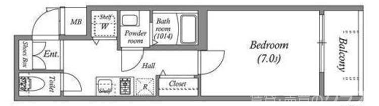 アドバンス京都烏丸町の間取り