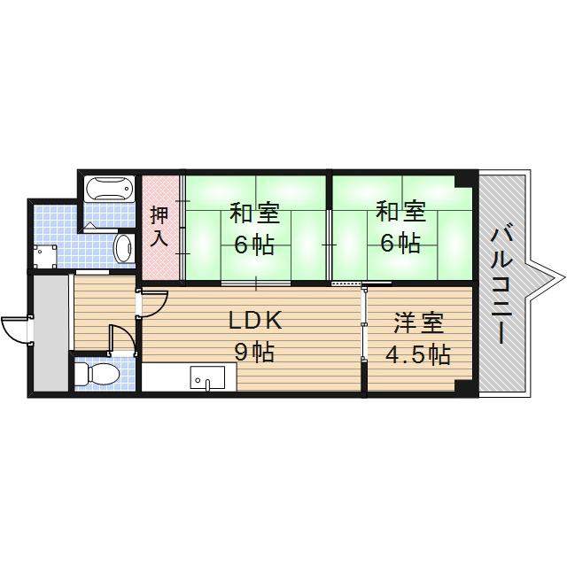 サンミネマツの間取り