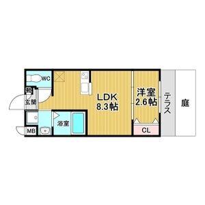 蔵垣内の完工年月(2026年7月)築の賃貸アパートの間取り