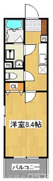 フェリーチェ御池の間取り