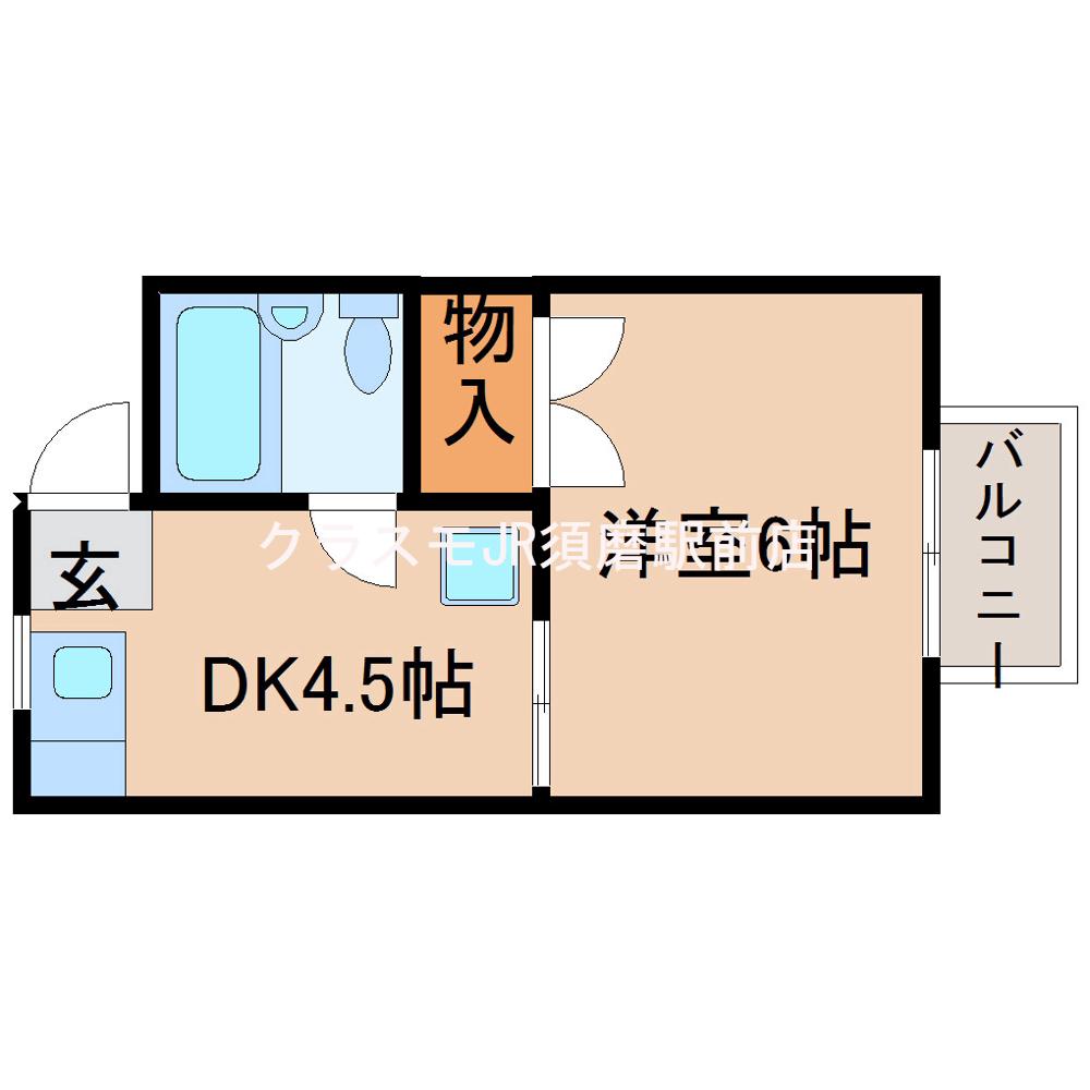 ルミエール須磨の間取り