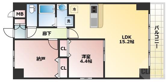 三和町の完工年月(2026年2月)築の賃貸マンションの間取り