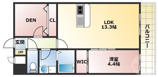 三和町の完工年月(2026年2月)築の賃貸マンションの間取り