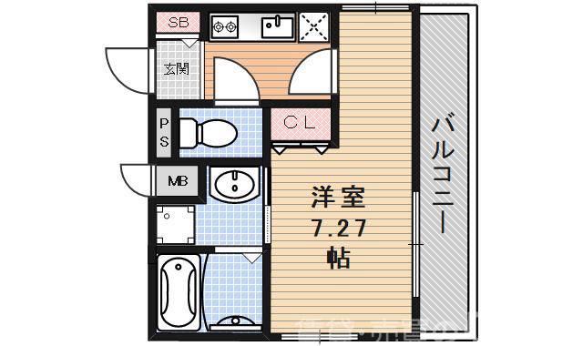 アクエルド京大北の間取り