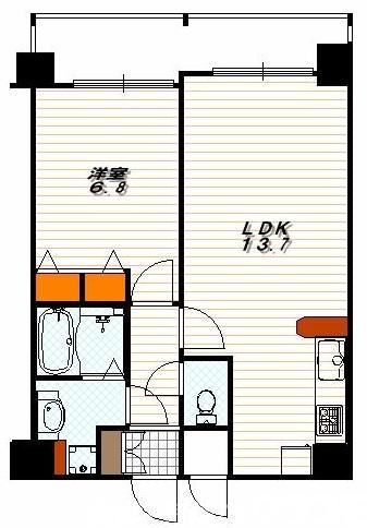 スワンズ京都油小路の間取り