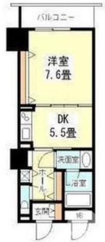 北花田口町の完工年月(2010年3月)築の賃貸マンションの間取り