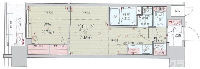 ベラジオ レガシー 葛野大路八条の間取り