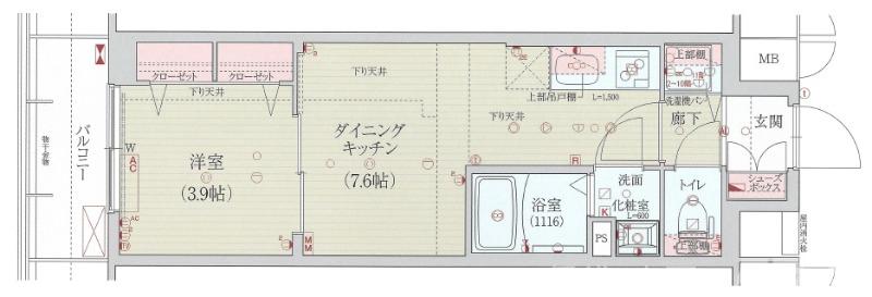 ベラジオ レガシー 葛野大路八条の間取り