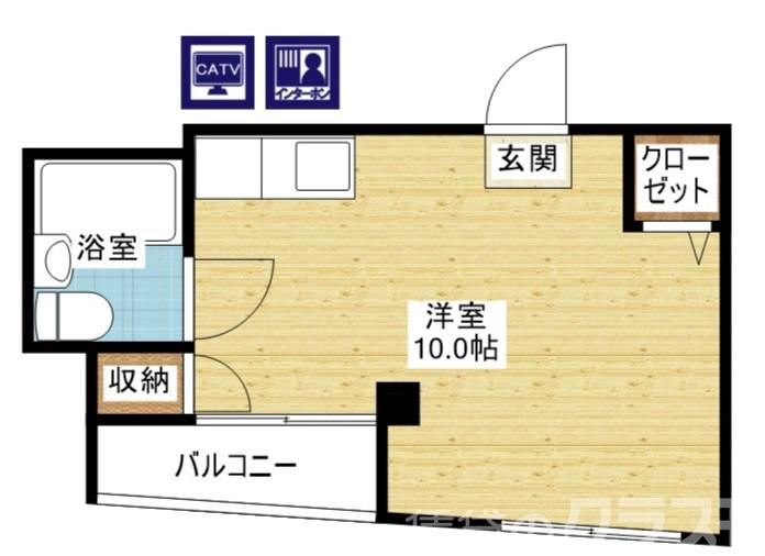 西三国の完工年月(1987年5月)築の賃貸マンションの間取り