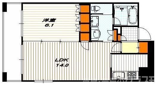リーガル京都五条堀川の間取り