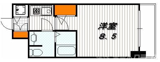 リーガル京都河原町五条の間取り