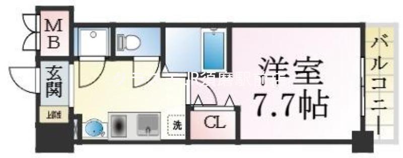 STATION COURT NORTHの間取り