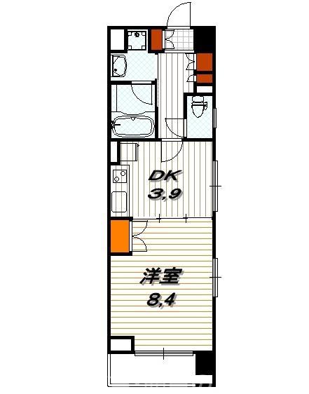 ベラジオ五条堀川の間取り