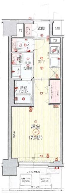 ベラジオ雅び烏丸十条の間取り