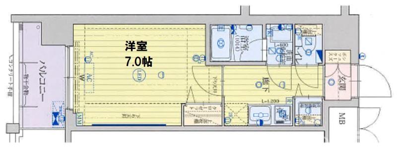 ベラジオ雅び西大路高辻の間取り