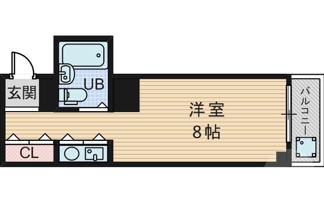 淡路の完工年月(1982年1月)築の賃貸マンションの間取り