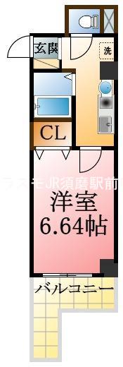 セリテ板宿の間取り