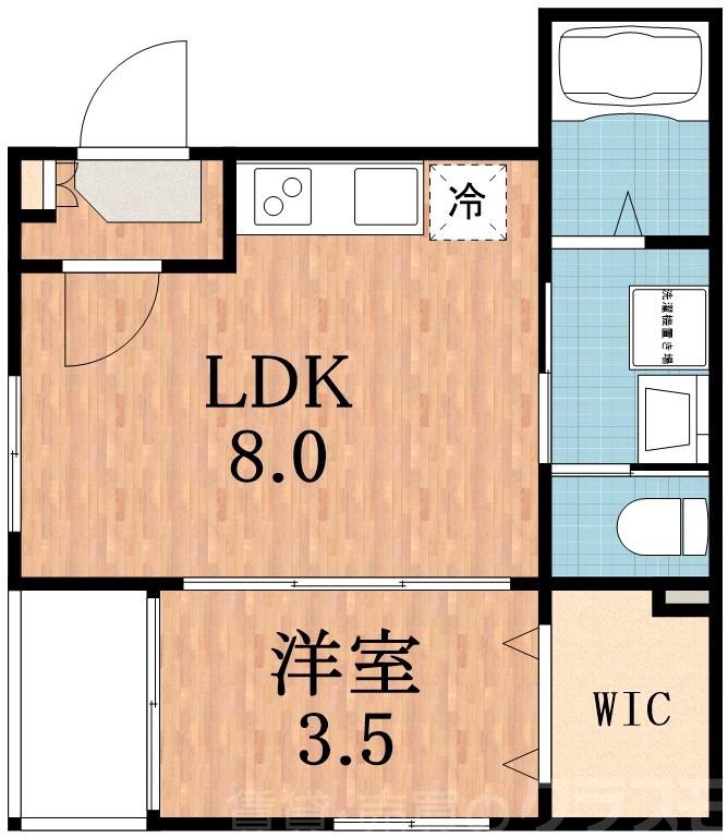今林の完工年月(2026年3月)築の賃貸アパートの間取り
