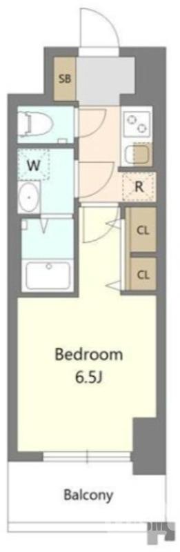 熊野町東の完工年月(2025年10月)築の賃貸マンションの間取り