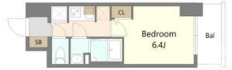 出島海岸通の完工年月(2025年9月)築の賃貸マンションの間取り