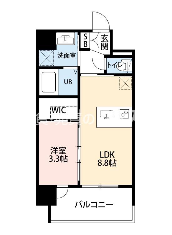 塩草の完工年月(2026年4月)築の賃貸マンションの間取り