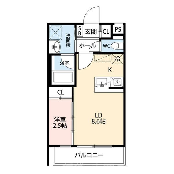 EsTRUTHKYOTOⅡ(エストゥルースキョウトⅡ)の間取り