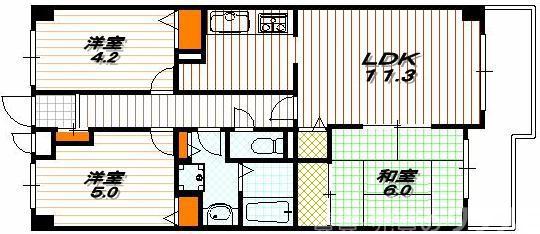 山ノ内パークホームズの間取り