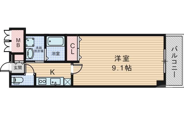 菅原の完工年月(2011年3月)築の賃貸マンションの間取り