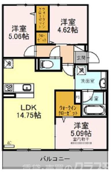 オリーブ嵯峨の間取り