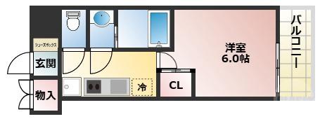 新北野の完工年月(2026年3月)築の賃貸マンションの間取り