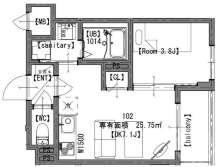 菅原の完工年月(2026年3月)築の賃貸アパートの間取り