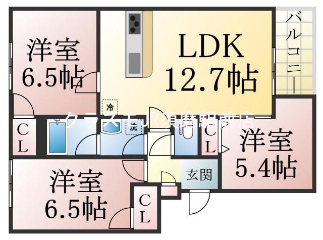 グルーブ五色山の間取り