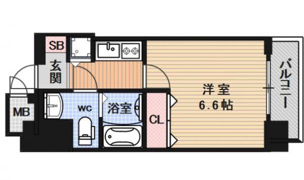 アクアプレイス京都御所ノ内の間取り