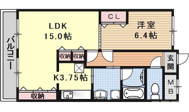 メルベーユ346の間取り