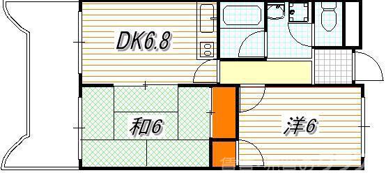サンロード朱雀の間取り
