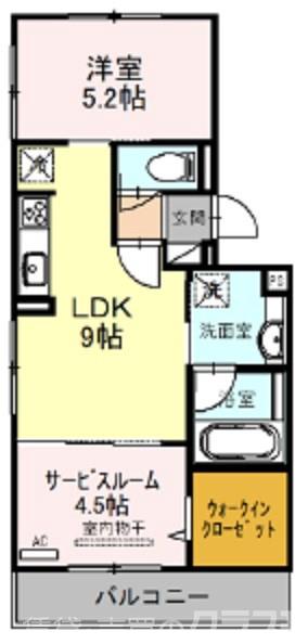 セジュール西賀茂の間取り