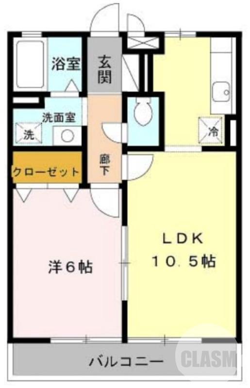深井東町の完工年月(2003年3月)築の賃貸アパートの間取り